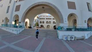 Walk from GMCS to Aztec Student Union