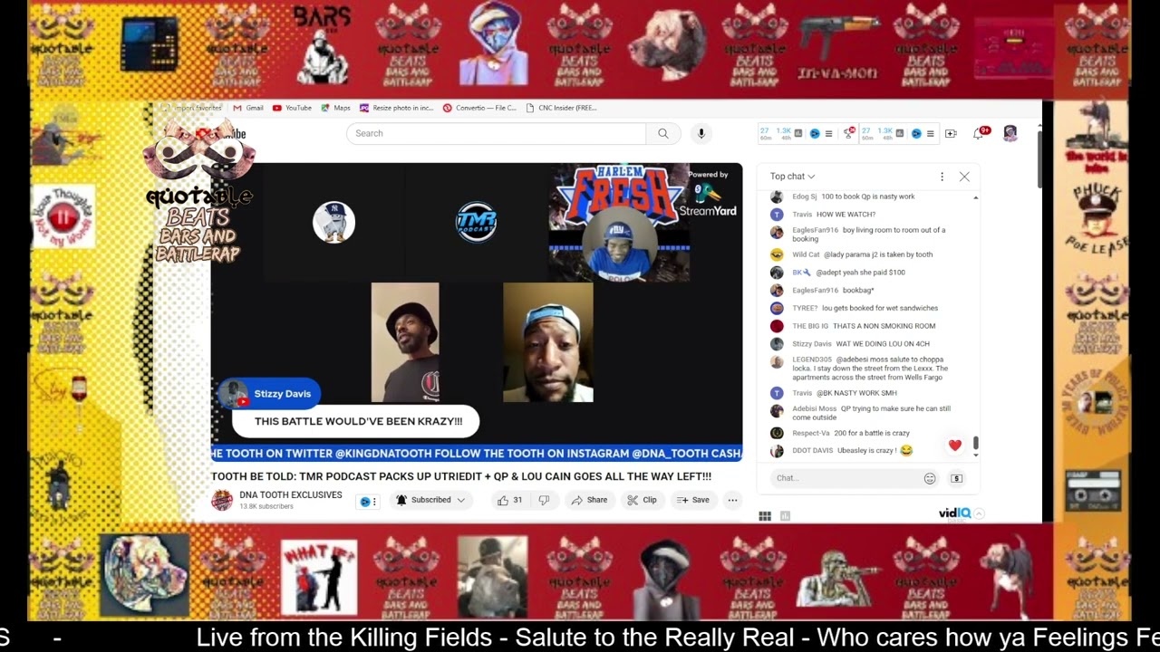 DNA TOOTH, QP, LOU CAIN TRIPPING! TMR VS UTRIEDIT ON BLOCKING BATTLES