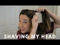 SHAVING MY HEAD 😱😱😱 | Rebecca Lima