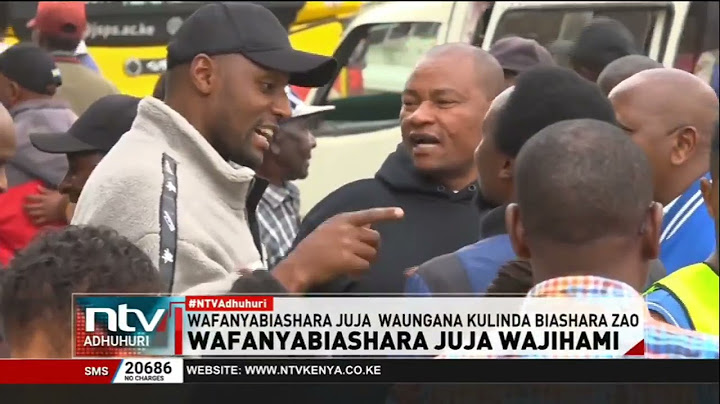 Wafanyabiashara Juja Wajihami Kulinda Mali Wakati Wa Maandamano