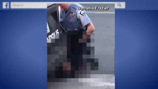 Video of Minneapolis Police detaining George Floyd   Courtesy Darnella Frazier