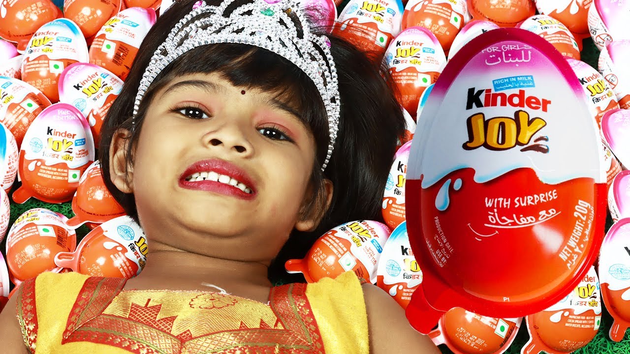 Opening a lot of Yummy kinder joy Chocolate ASMR kinder joy surprise