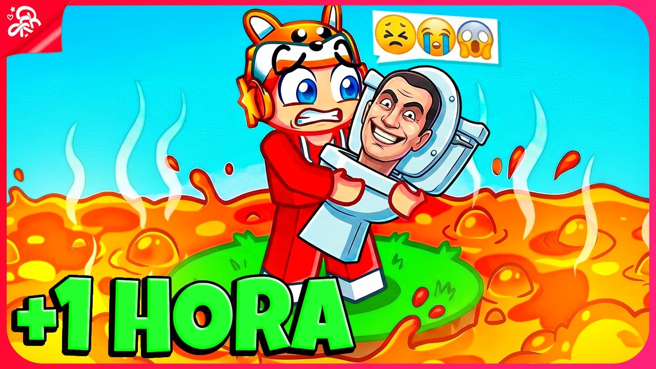 OS BRAINROTS VÃO QUEIMAR NO CHÃO É LAVA DO ROBLOX SE EU NÃO... +1 HORA ROBLOX