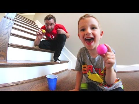 Father Son Ping Pong Trick Shots Father Son Ping Pong Trick Shots