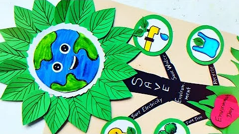 Environment day activity|Environment day craft|Environment day craft ideas|Save Environment day