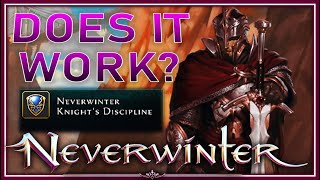 Does the Neverwinter Knight even Work? How Everyone can EASILY Check yourself! - Neverwinter