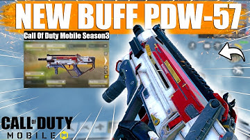 "BUFF" PDW 57 Gunsmith Attachments! "0 RECOIL" Max Damage + Fast ADS PDW 57 Loadout COD MOBILE