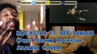 (TURKISH)ROCKSTAR FT. EFE SAVAGE (Post Malone Rockstar Arabesk Cover) REACTION!! Resimi