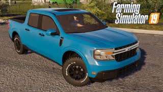 Ford Maverick - Farming Simulator 2019 [FS19 LS19 Car Vehicle Mod] #gaming #games #gameplay #car screenshot 3