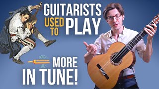 Why guitarists USED TO play more in tune! (Microtonal Frets)