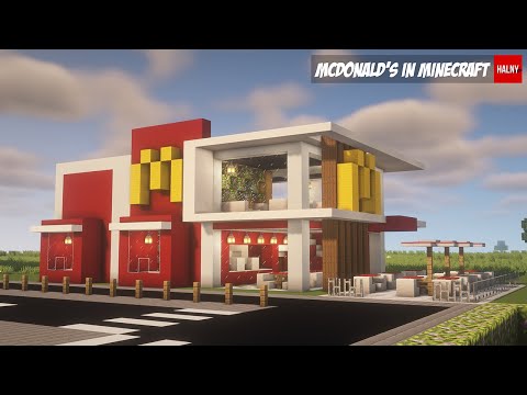How to build McDonald's in Minecraft