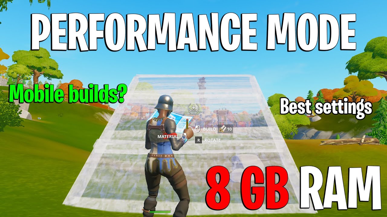 Performance Mode on 8GB Ram (Best Settings for Performance Mode