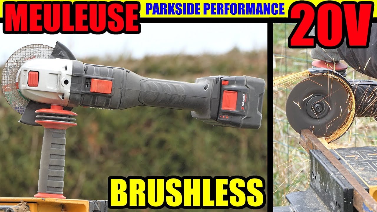 PARKSIDE PERFORMANCE meuleuse d'angle 20V PWSAP 20LI A1