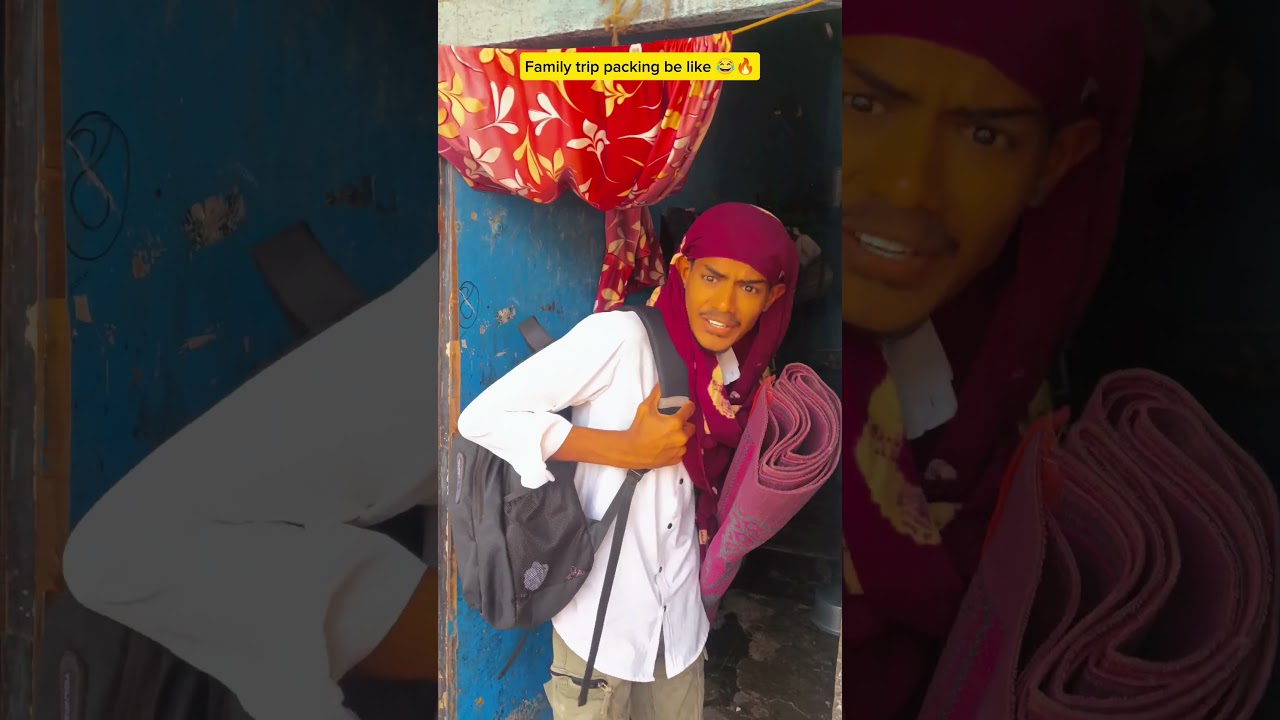 Family trip ki taiyaari 😂🔥 l Indian family 