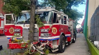 8 firefighters Hurt 3 Critically After Two Fire Trucks Collide While Heading To A  Fire Paterson NJ