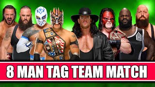 Lucha Dragons & Braun Strowman & Drew McIntyre vs. The Undertaker & Kane & Big Show & Mark Henry