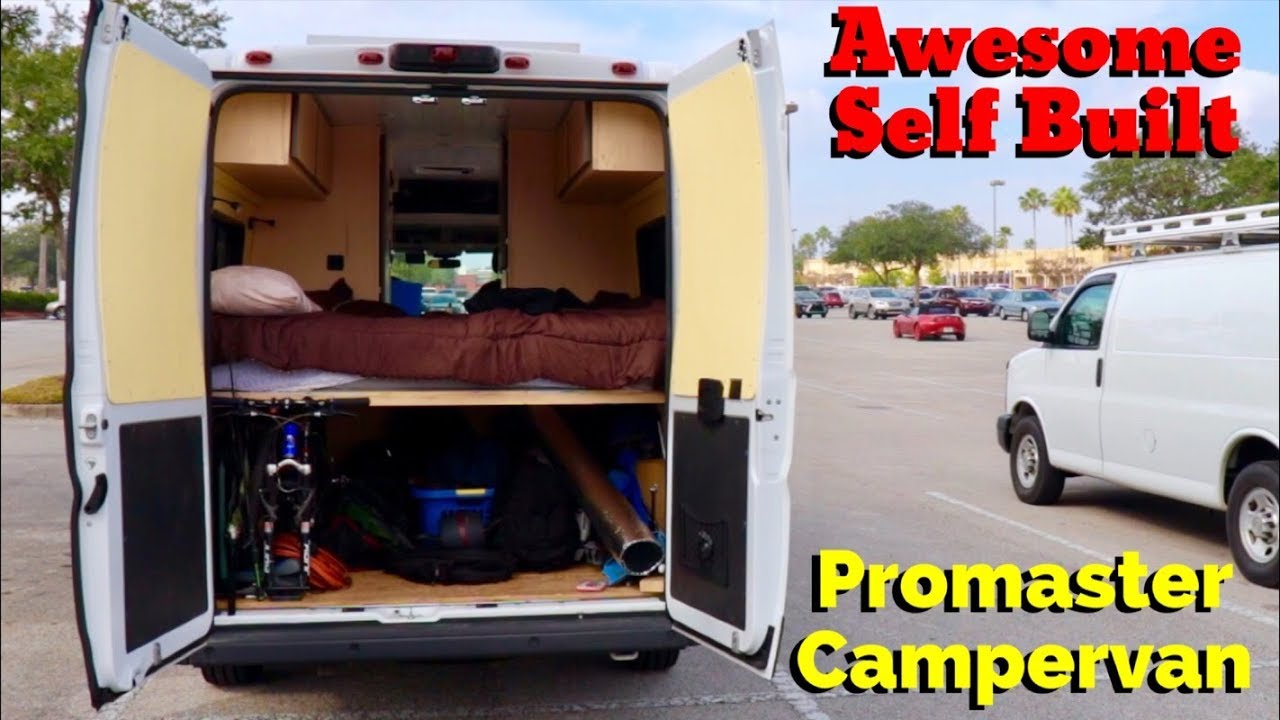 Dodge Promaster Van >> Van Life; Awesome Self Built Promaster Campervan! - YouTube Dodge Promaster Van >> Van Life; Awesome Self Built Promaster Campervan! - YouTube