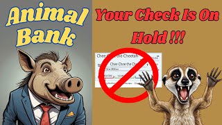 What The Heck Is A Check Hold??? | Animal Bank