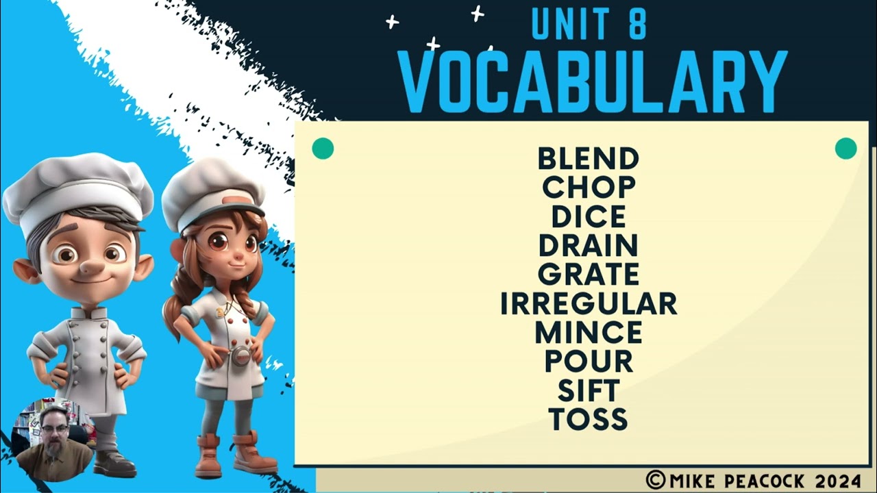 Book 1 Unit 8 Vocabulary