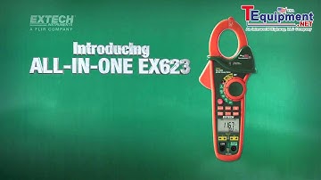 Extech EX623 AC DC Clamp Meter Showcase Video