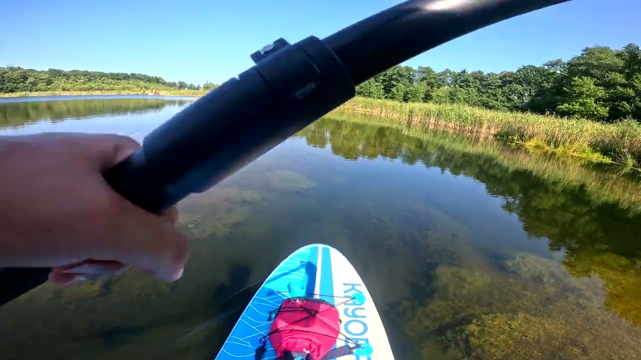 Jezioro Lubikowskie  #1, #SUP - Tajana miejscówka, 4K - podwodne cuda