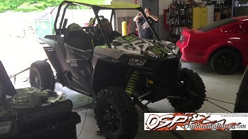 Dyno runs on polaris XP with OSP turbo Kit runing E85 fuel