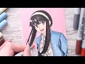 Dessin manga: Spy family Yor Forger// Speed drawing (Copic ciao)