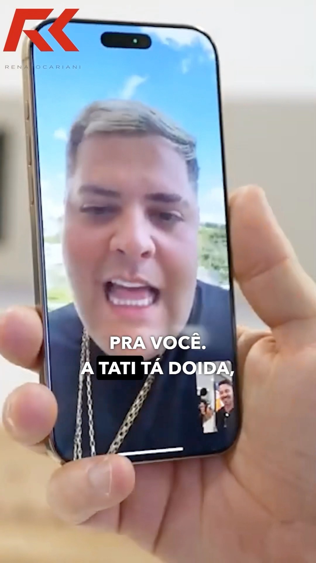 SERÁ QUE A TATI FICOU BRAVA COM O CARIANI? ? #renatocariani #taticariani #maumauzk #balneario