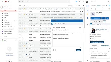 Mixmax LinkedIn Sales Navigator Integration - Send InMail from within Gmail