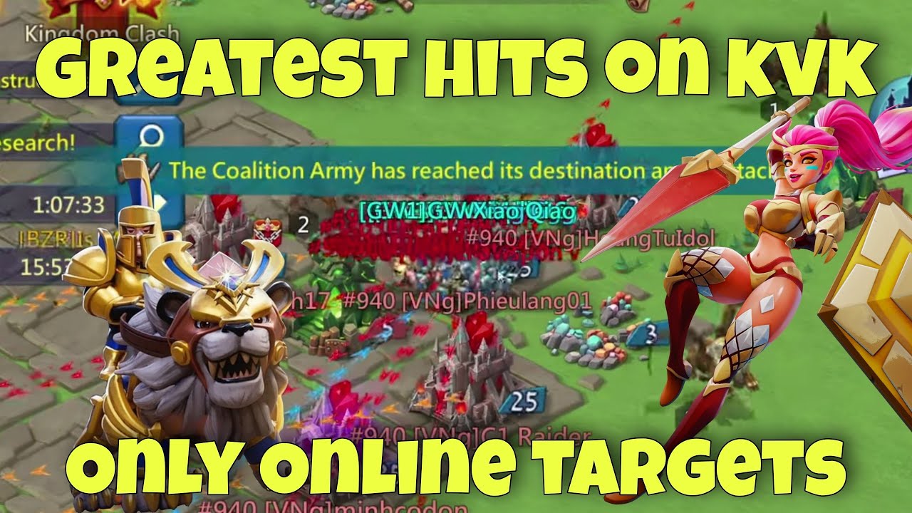 Lords Mobile - Only ONLINE targets on KVK. Lets burn everyone. BIGGEST ...