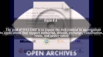 Open Archives Initiative Object Reuse and Exchange Top # 5 Facts