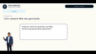 Array Stack Operations|1BCSL306 Data Structures and Applications | VTU 2025 Scheme Viva03