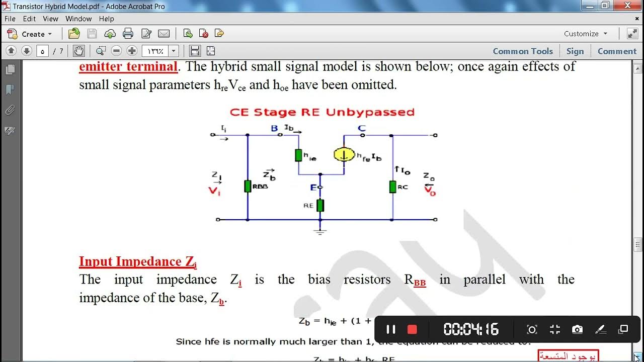 Transistor Hybrid model 2 YouTube
