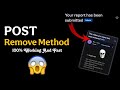 Instagram Post Ban Method 😱 || Instagram Post Remove Kaise Kare
