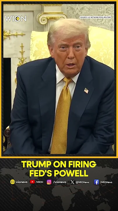 US President Trump Says He’s Not Planning to Fire Fed’s Powell | WION Shorts