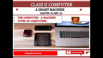 CLASS 2 COMPUTER CHP 1 A Smart Machine PART 1