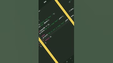 Leap Year Program in C || #Coding_World || #shorts