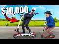 10 000 Vs 100 Electric Scooters