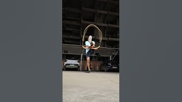 Backward EB, Elephant toad. #jumpropechallenge #highintensitycardio #jumprope #jumpropeskills