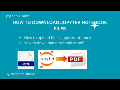 Vídeo: Como salvo um bloco de anotações Jupyter como PDF?