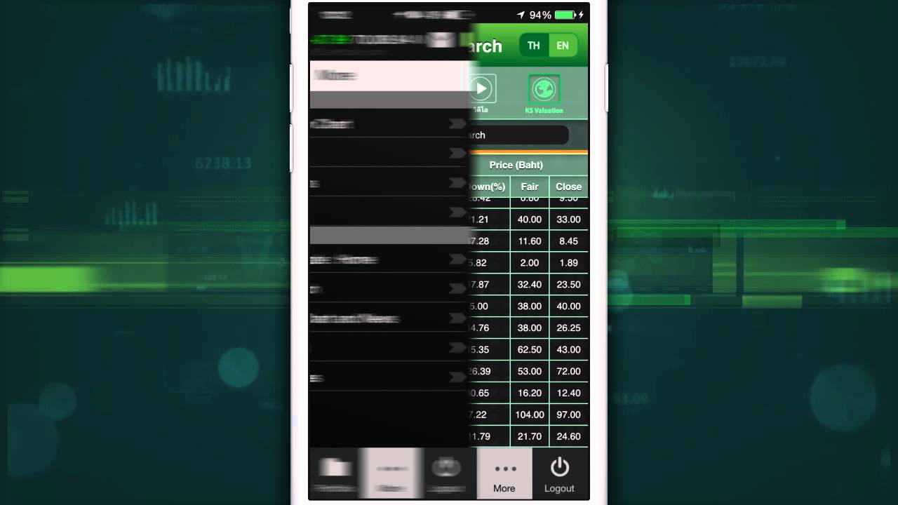 K-Cyber Trade บริการซื้อขายหลักทรัพย์และอนุพันธ์ผ่าน Iphone - Youtube