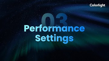 03 Performance Settings