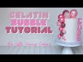 How to make bubbles for cake decorating | Gelatin bubbles Tutorial