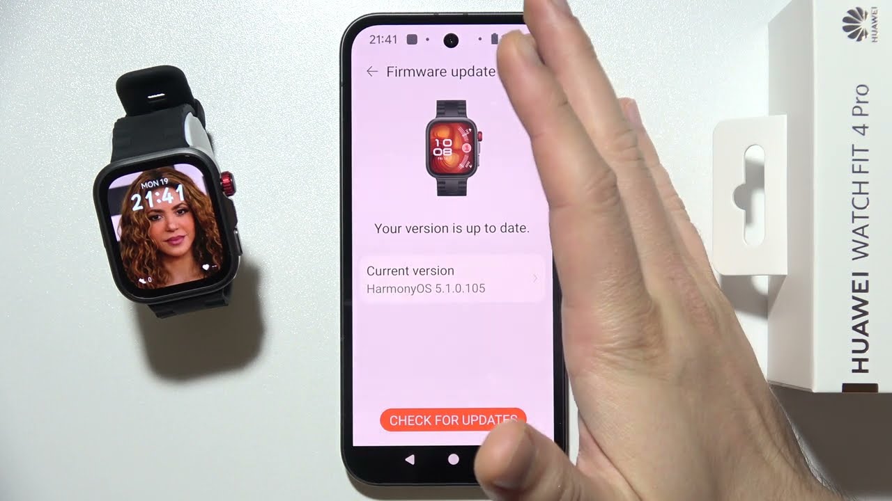 HUAWEI Watch Fit 4 Pro: How to Update Firmware