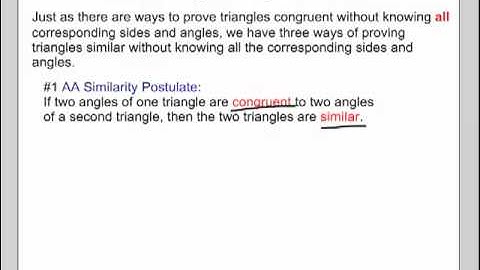8.3 Proving Triangles Similar