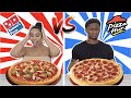 PIZZA HUT VS DOMINOS FOOD CHALLENGE