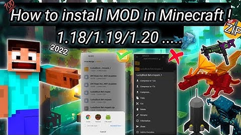 How to install MOD in Minecraft 1.18./1.19/1.20|how to download addon in Minecraft PE✅2022#minecraft
