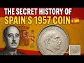 1957 Spain 25 Pesetas Coin — Rare Hidden Value & Secret History 🇪🇸💰#CoinHistory #SpanishCoins