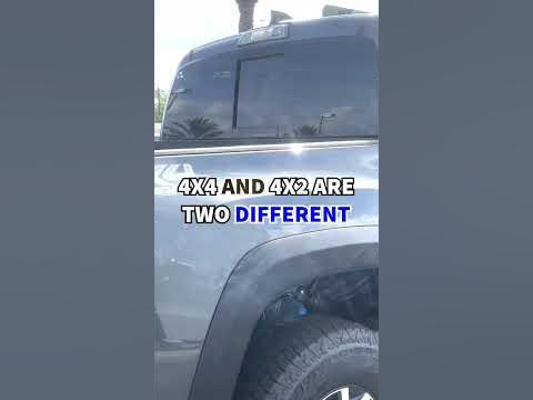 Expert Explains The 4x2 vs 4x4 Difference on a #Toyota #tacoma #fyp