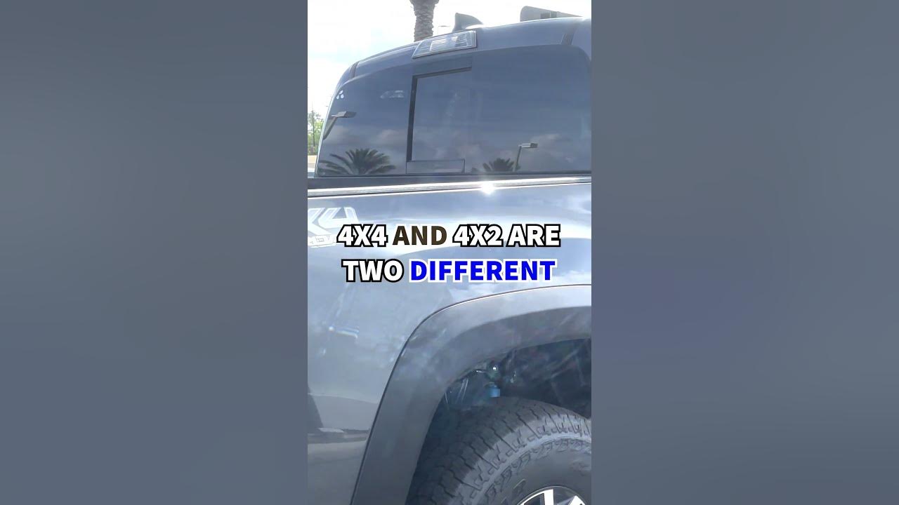 Expert Explains The 4x2 vs 4x4 Difference on a #Toyota #tacoma #fyp